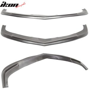 Fits 10-13 Chevy Camaro V8 SS Only ZL1 Style Front Bumper Lip Spoiler Unpainted - Image 3