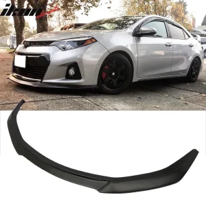Fits 14-16 Toyota Corolla Type S GT Front Bumper Lip Chin Spoiler PU Splitter - Image 6