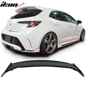Fits 19-25 Toyota GR Corolla Hatchback Blitz Roof Spoiler Painted #218 Black - Image 6