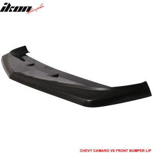 Fits 10-13 Chevrolet Camaro V6 Z28 Look Front Bumper Lip Spoiler Unpainted - PU - Image 3