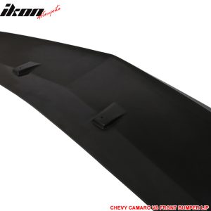 Fits 10-13 Chevrolet Camaro V6 Z28 Look Front Bumper Lip Spoiler Unpainted - PU - Image 5