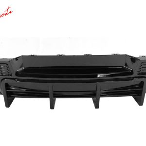 Fits 14-15 Chevy Camaro Ikon Style Rear Diffuser Bumper Lip Gloss Black PP - Image 5
