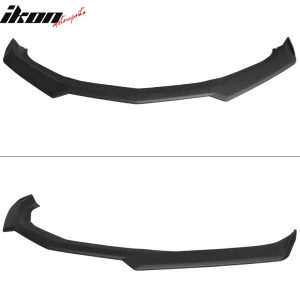 Fits 16-24 Chevy Camaro Front Bumper Lip 1LE Style Spoiler Matte Black Splitter - Image 3