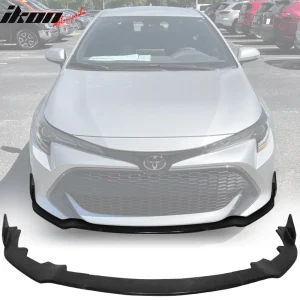 Fits 19-22 Toyota Corolla Hatchback TS Style 3PCS Front Bumper Lip Spoiler PU - Image 6