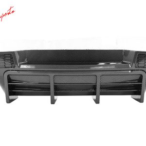 For 14-15 Chevy Camaro Ikon Style Rear Diffuser Bumper Lip Carbon Fiber Print PP - Image 5