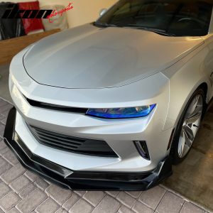Fits 16-18 Chevy Camaro V4 V6 Xtreme Style Front Bumper Lip Spoiler Unpainted PU - Image 3