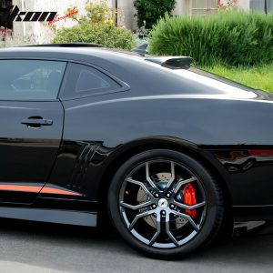 Fits 10-15 Chevrolet Camaro G Style Smoke Acrylic Rear Roof Window Spoiler Wing - Image 3