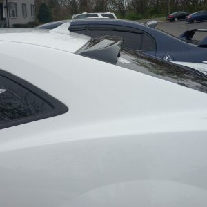 Fits 10-15 Chevrolet Camaro G Style Smoke Acrylic Rear Roof Window Spoiler Wing - Image 5