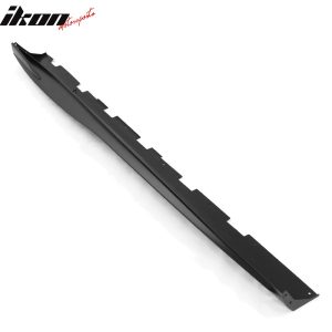 Fits 16-24 Chevy Camaro IKON V2 Style 4PCS Side Skirts Extension PP Matte Black - Image 5