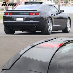Fits 10-13 Chevrolet Camaro OE Style Trunk Spoiler Rear Wing Matte Black ABS - Image 3