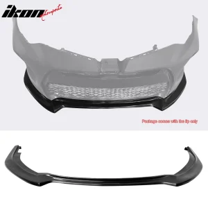 Fits 17-19 Toyota Corolla SE XSE Front Lip Air Dam Bumper Spoiler PU GT Style - Image 6