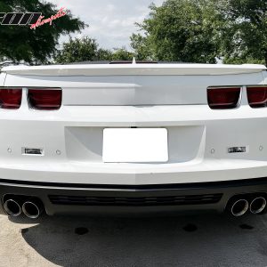 Fit 10-13 Chevy Camaro ZL1 Style Rear Bumper Diffuser Lip Lower Cover Valance - Image 3
