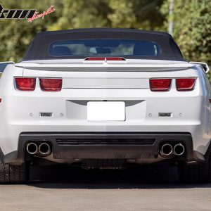 Fit 10-13 Chevy Camaro ZL1 Style Rear Bumper Diffuser Lip Lower Cover Valance - Image 5