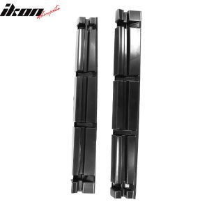 Fits 16-24 Chevy Camaro Rocker Style Side Skirts Rocker Panel Gloss Black 4PC PP - Image 5