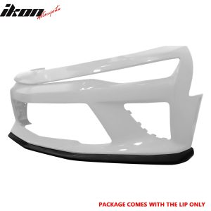 Fits 16-18 Chevrolet Camaro V8 SS OE Style Front Bumper Lip Spoiler Unpainted PU - Image 3