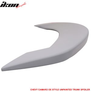 Fits 14-15 Chevy Camaro OE Style Low Blade Rear Trunk Spoiler Wing Unpainted ABS - Image 4