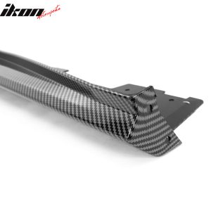 Fits 16-24 Chevy Camaro Ikon V2 Style Side Skirts Carbon Fiber Print 4PCS PP - Image 5