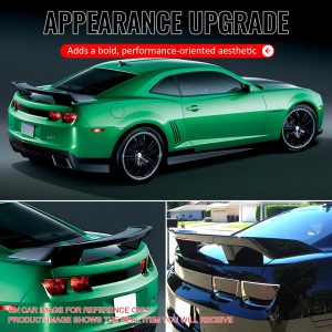 Fits 10-13 Chevy Camaro GM Style Trunk Spoiler W/LED Light Painted #WA8555 Black - Image 5