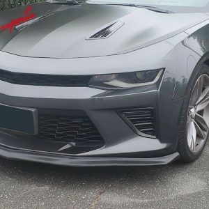 Fits 16-18 Chevy Camaro V8 SS SLP Style Front Bumper Lip Spoiler Unpainted PU - Image 3