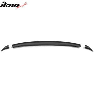 Fits 16-24 Chevrolet Camaro OE Style Rear Trunk Spoiler Wing Lip 3PC Matte Black - Image 5