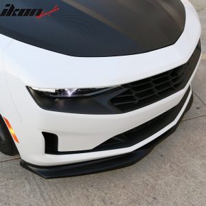 Fits 16-18 Chevry Camaro V8 SS AC Style Front Bumper Lip Lower Chin Spoiler PU - Image 3