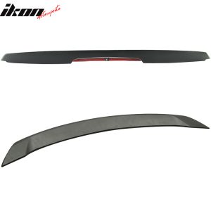 Fits 10-13 Chevrolet Camaro Coupe ZL1 Style Rear Trunk Spoiler W/LED Matte Black - Image 5