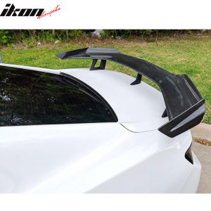 Fits 16-24 Chevy Camaro ZL1 1LE Style Rear Trunk Spoiler Wing Carbon Fiber Print - Image 3