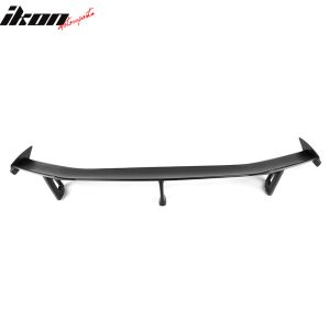 For 16-24 Chevy Camaro ZL1 1LE Style Trunk Spoiler ABS Unpainted Black Rear Wing - Image 3