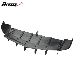 Fits 10-15 Chevrolet Camaro ZL1 MB Style Rear Diffuser Bumper Cover Fin PP - Image 5