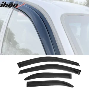 1993-1997 Toyota Corolla Acrylic Window Visors Vent Rain Sun Wind Guard - Image 6