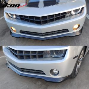 Fits 10-13 Chevrolet Camaro Front Bumper Lip SS Style Chin Spoiler PU Splitter - Image 3