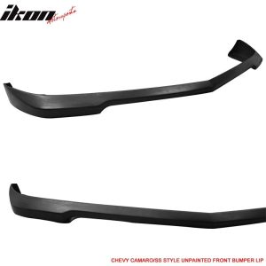 Fits 10-13 Chevrolet Camaro Front Bumper Lip SS Style Chin Spoiler PU Splitter - Image 5