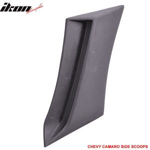 Fits 10-15 Chevy Camaro Xenon Style Side Rear Fender Vent Scoop Unpainted PU 2PC - Image 4