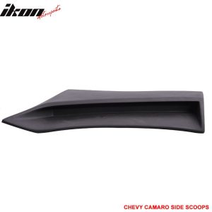Fits 10-15 Chevy Camaro Xenon Style Side Rear Fender Vent Scoop Unpainted PU 2PC - Image 5