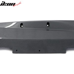For 10-15 Chevy Camaro IKON V3 Style Side Skirts Extension Carbon Fiber Print PP - Image 5