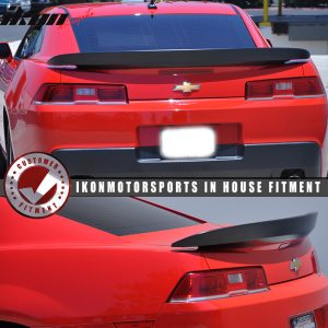 Fits 14-15 Chevy Camaro Z28 Coupe OE Style Rear Trunk Spoiler Wing Matte Black - Image 3