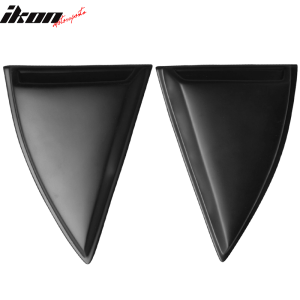 Fits 10-15 Chevy Camaro Side Window Louvers 1/4 Quarter Scoops Cover 2Pc Set PP - Image 5