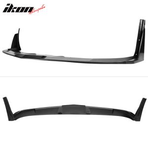 Fits 14-15 Chevrolet Camaro SS Front Bumper Lip+Winglets 1LE Style PU Unpainted - Image 3