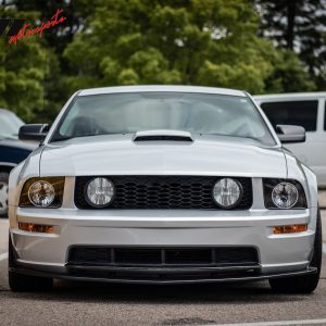 Fits 05-09 Ford Mustang V8 Type CV3 Style Front Bumper Lip Spoiler Unpainted PU - Image 4