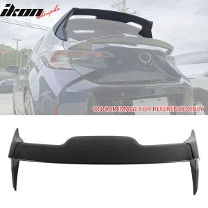 Fits 19-25 Toyota GR Corolla E210 Hatchback 3PCS Rear Roof Spoiler Matte Black - Image 6