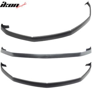 Fits 05-09 Ford Mustang V6 IKON Style Front Bumper Lip Spoiler Kit Unpainted PU - Image 5