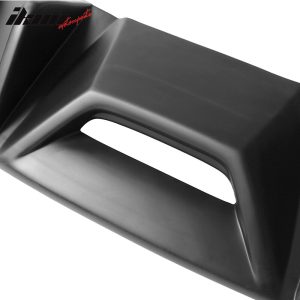 Fits 15-17 Ford Mustang HN Style Rear Bumper Lip Diffuser 3PC Matte Black - PP - Image 3