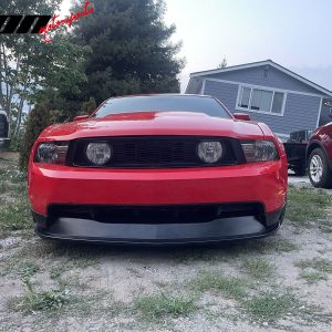 Fits 10-12 Ford Mustang GT V8 ST Style Unpainted Front Bumper Lip Spoiler - PU - Image 4