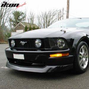 Fits 05-09 Ford Mustang Bullitt/GT 4.6L V8 Front Bumper Lip Spoiler Splitter PU - Image 3