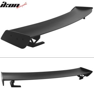 Fits 15-23 Ford Mustang GT500 CFTP Style Rear Trunk Spoiler Wing Lip Matte Black - Image 3