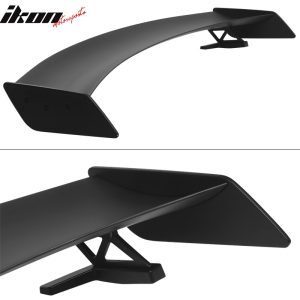 Fits 15-23 Ford Mustang GT500 CFTP Style Rear Trunk Spoiler Wing Lip Matte Black - Image 4