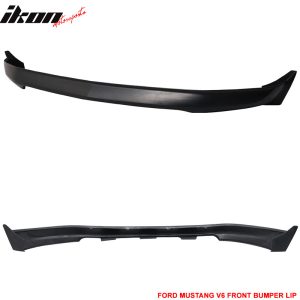 Fits 05-09 Ford Mustang V6 Only 3C Style Front Bumper Lip Spoiler Unpainted PU - Image 3