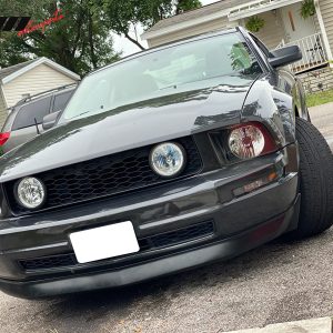 Fits 05-09 Ford Mustang V6 Only 3C Style Front Bumper Lip Spoiler Unpainted PU - Image 5