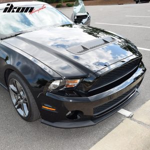 For 10-14 Ford Mustang GT500 Front Bumper Lip OE Style Chin Spoiler Splitter Kit - Image 3