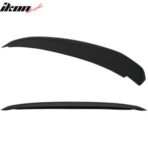 Fits 10-14 Ford Mustang OE Style Rear Trunk Spoiler Wing Lip ABS Matte Black - Image 3